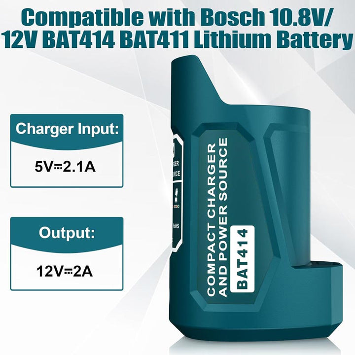 Bosch 12V Heated Jacket Power Source Charger Adapter | Powuse
