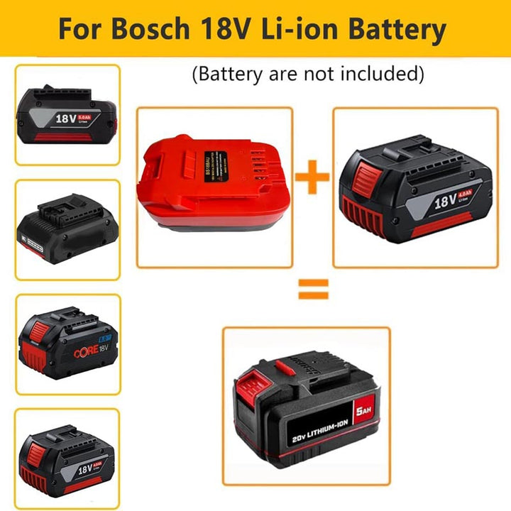 Bosch 18V to Bauer 20V Battery Adapter | Powuse