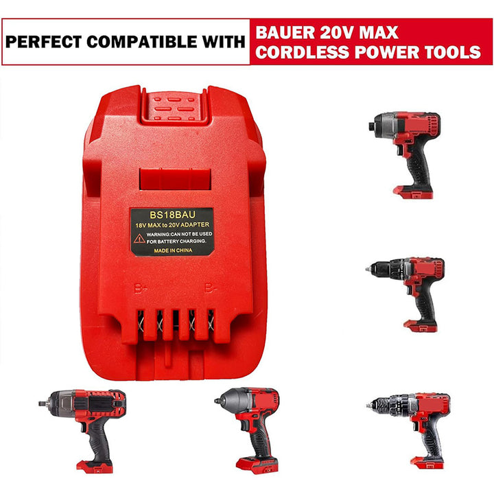Bosch 18V to Bauer 20V Battery Adapter | Powuse