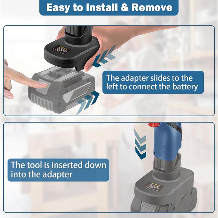 Bosch 18V to Bosch 12V Battery Adapter | Powuse