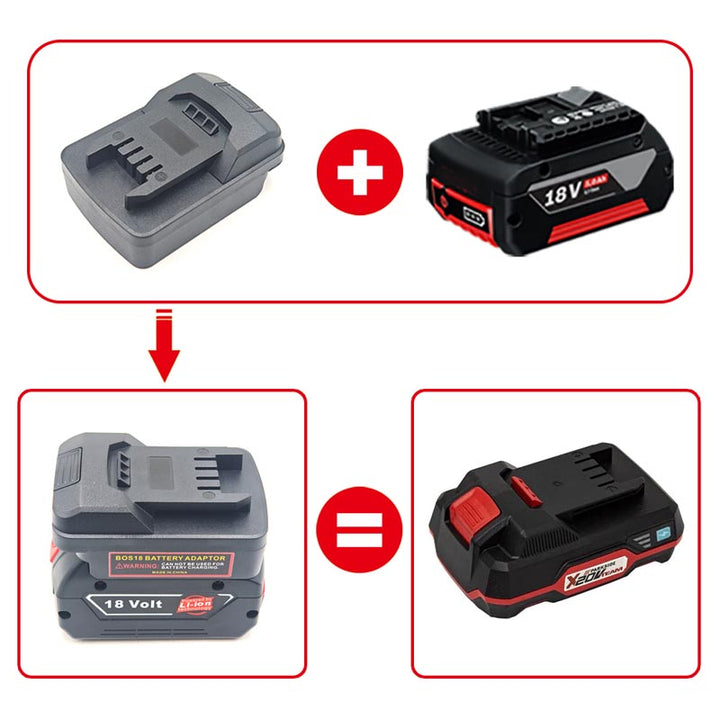 Bosch 18V to Parkside 20V Battery Adapter | Powuse