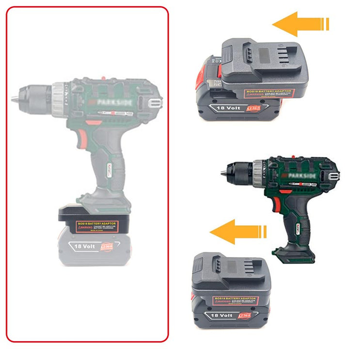 Bosch 18V to Parkside 20V Battery Adapter | Powuse