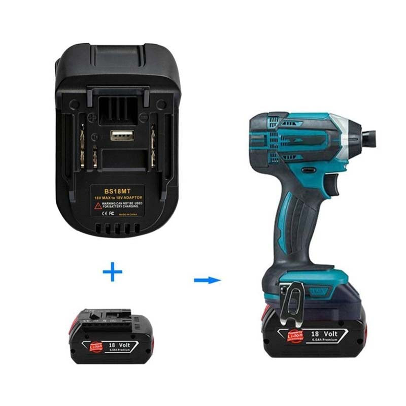 For Milwaukee M18 Tool Use Adapter Convert For Makita For Dewalt For Bosch  For Worx Green 18/20v Li-ion Battery - Power Tool Accessories - AliExpress