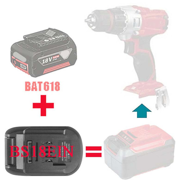 Bosch 18V to Einhell 18V Battery Adapter | Powuse