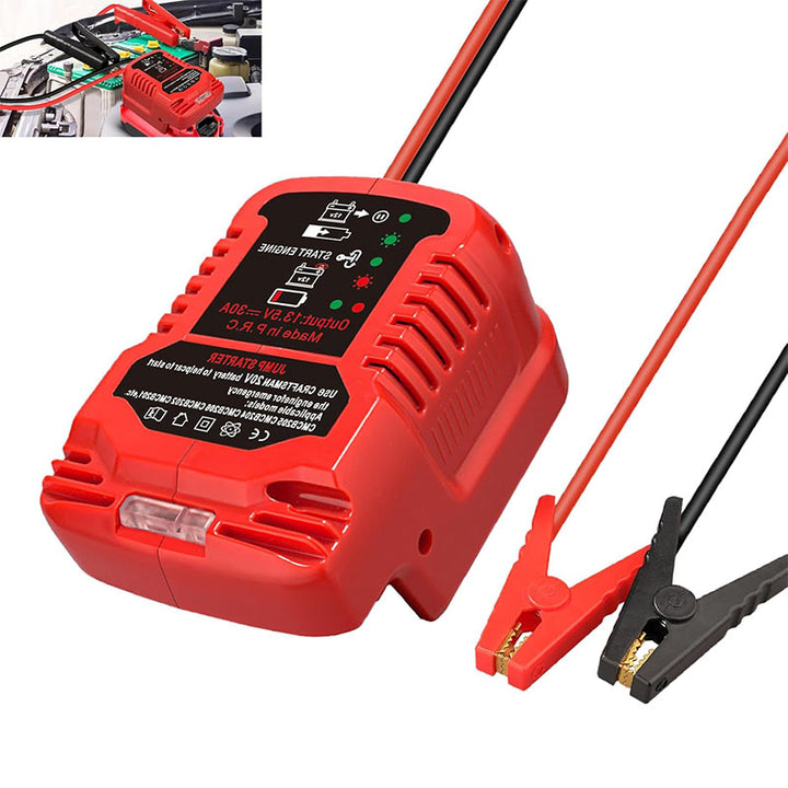 Craftsman 20V Battery Jump Starter Adapter for 12V Cars | Powuse
