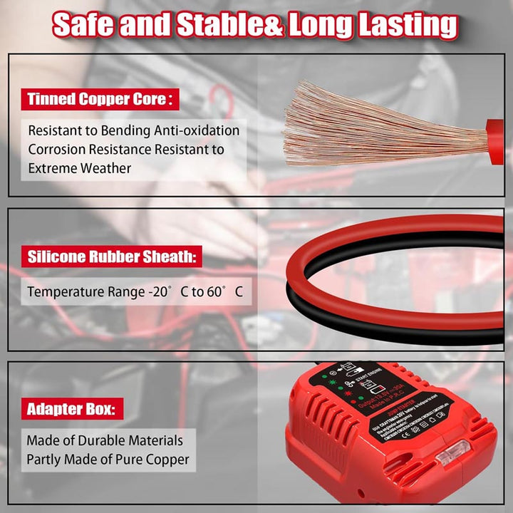 Craftsman 20V Battery Jump Starter Adapter for 12V Cars | Powuse