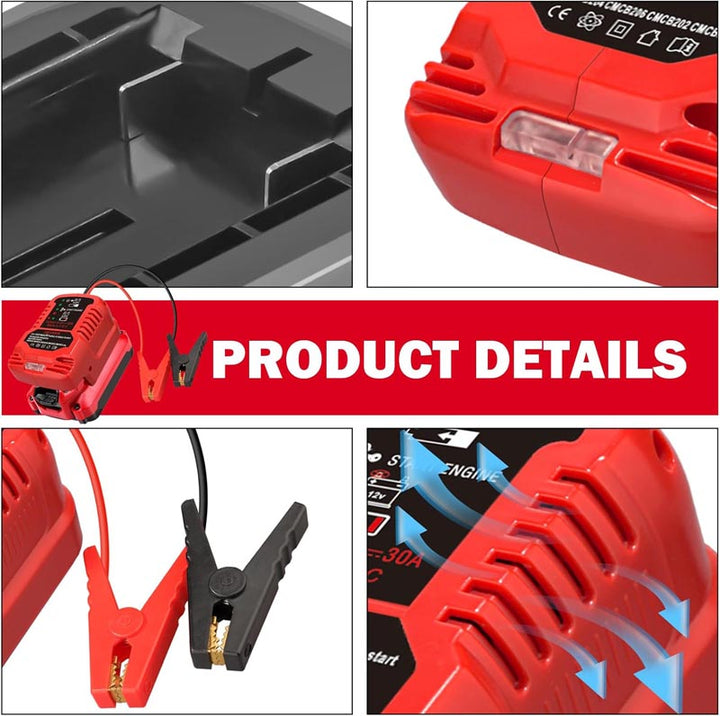 Craftsman 20V Battery Jump Starter Adapter for 12V Cars | Powuse