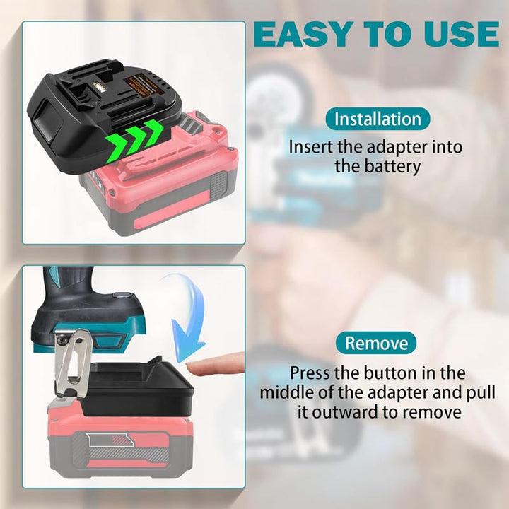 Craftsman 20V to Makita 18V Battery Adapter | Powuse
