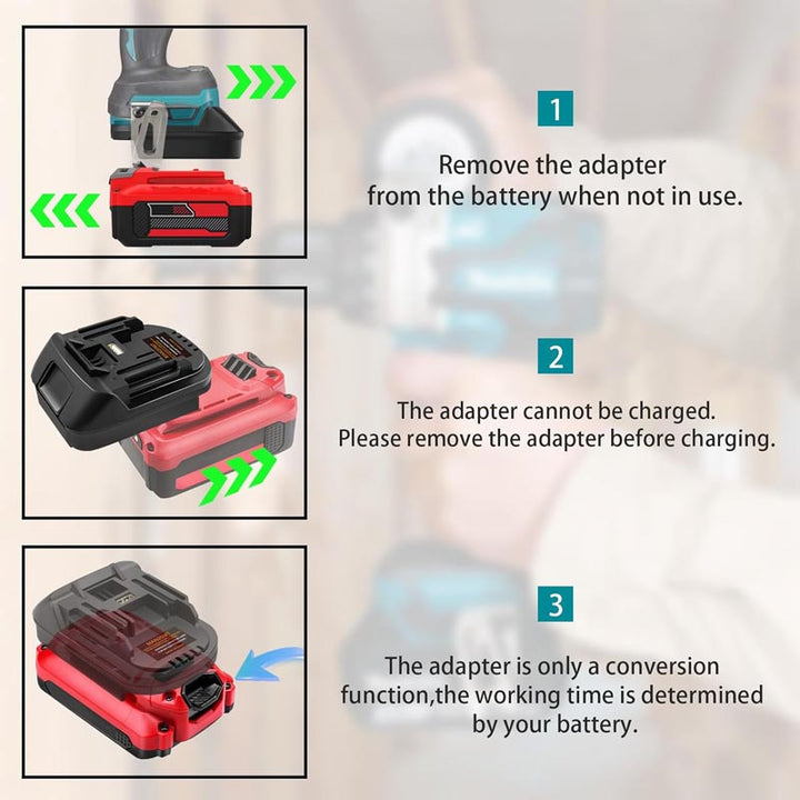 Craftsman 20V to Makita 18V Battery Adapter | Powuse