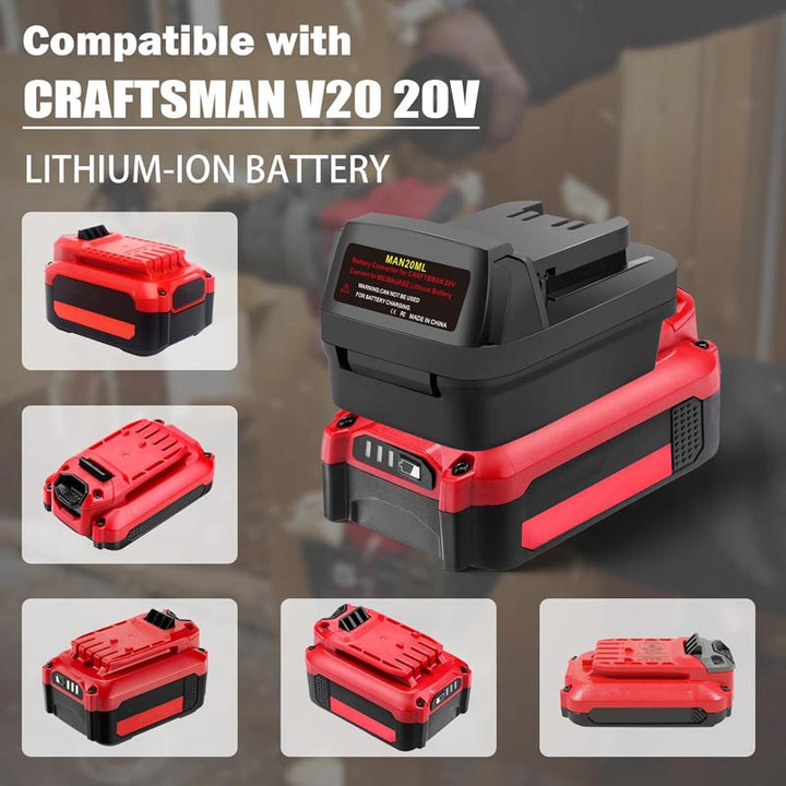 Craftsman 20V to Milwaukee 18V Battery Adapter | Powuse
