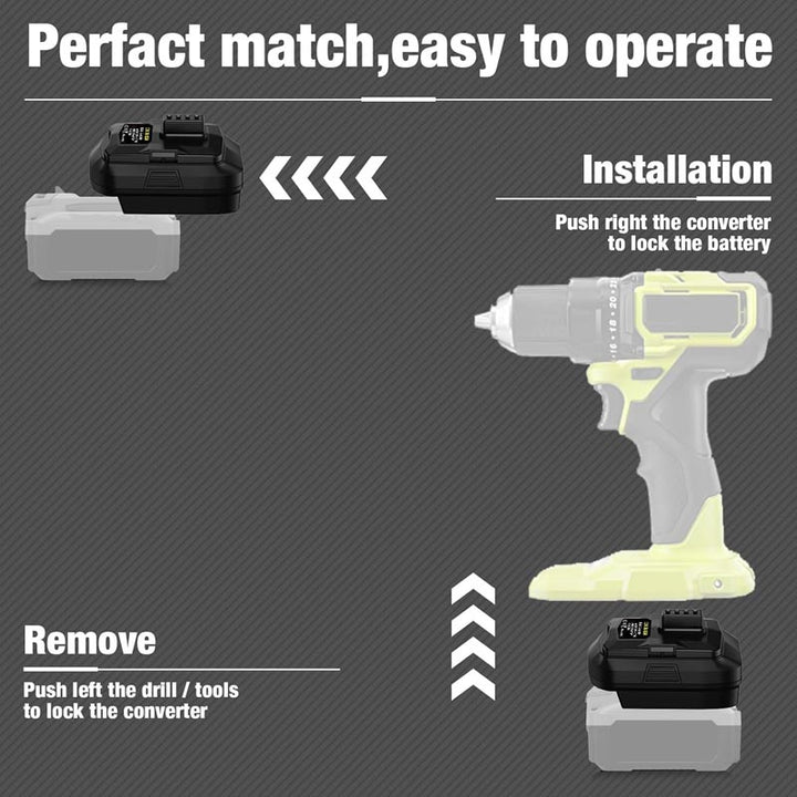 Craftsman 20V to Ryobi 12V Battery Adapter | Powuse