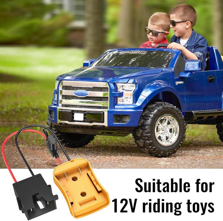 DeWalt 20V Battery Power Wheel Adapter for Fisher-Price 12V Ride-on Toys | Powuse