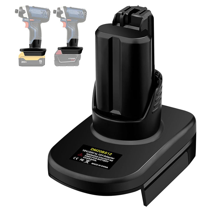 2-in-1 Milwaukee/DeWalt 18V to Bosch 12V Battery Adapter | Powuse