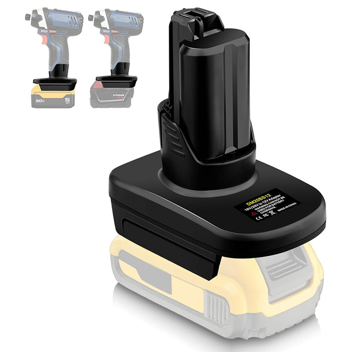 2-in-1 Milwaukee/DeWalt 18V to Bosch 12V Battery Adapter | Powuse