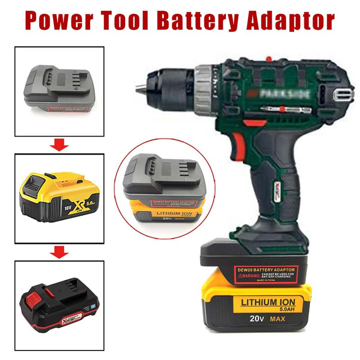 DeWalt 20V to Parkside 20V Battery Adapter | Powuse