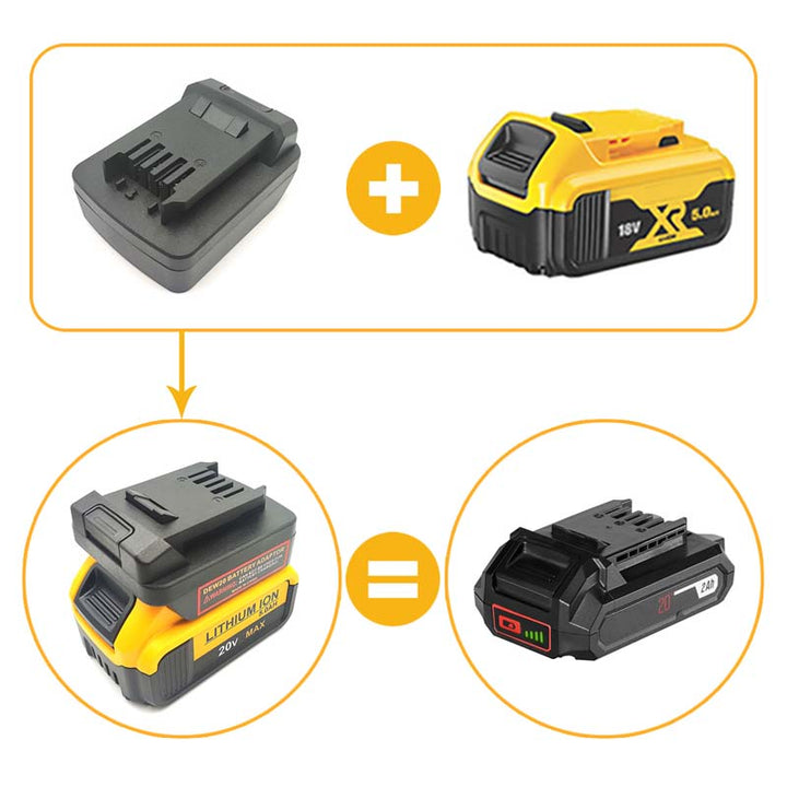 DeWalt 20V to SKIL 20V Battery Adapter | Powuse