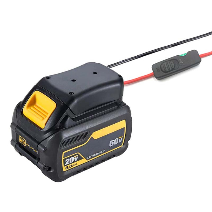 DeWalt 54V/60V Battery Power Wheels Adapter with Switch & Fuse | Powuse