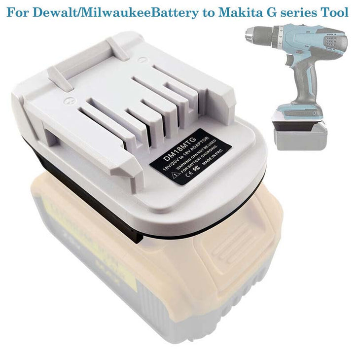 2-in-1 Milwaukee/DeWalt to Makita G-Series Battery Adapter Powuse