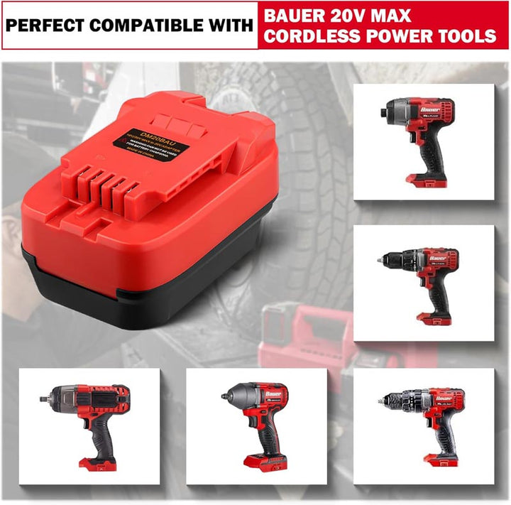 2-in-1 Milwaukee/DeWalt to Bauer Battery Adapter | Powuse