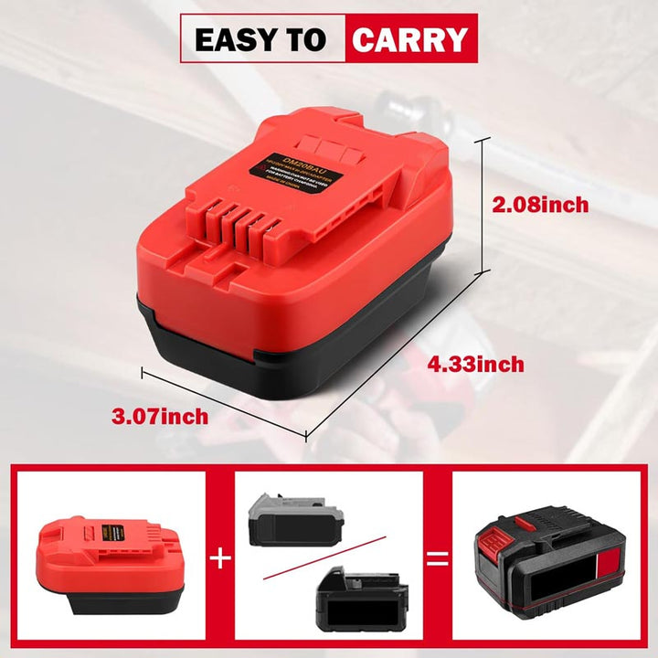 2-in-1 Milwaukee/DeWalt to Bauer Battery Adapter | Powuse