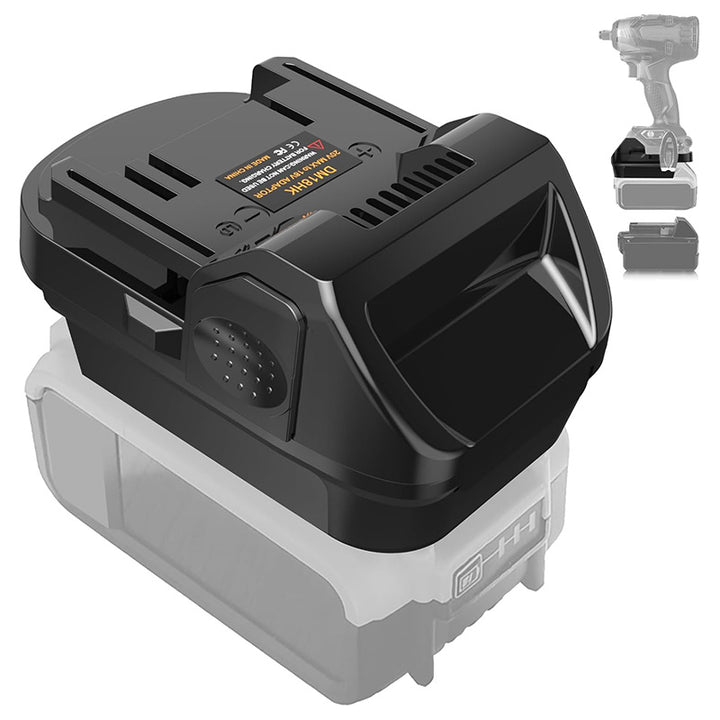 2-in-1 Milwaukee/DeWalt to Hitachi/Hikoki/Metabo HPT 18V Battery Adapter | Powuse