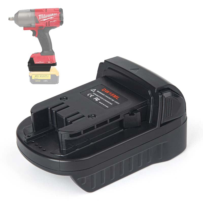 DeWalt 20V To Milwaukee 18V Battery Adapter Powuse Dewalt 20v To Milwaukee 18v Battery Adapter Powuse