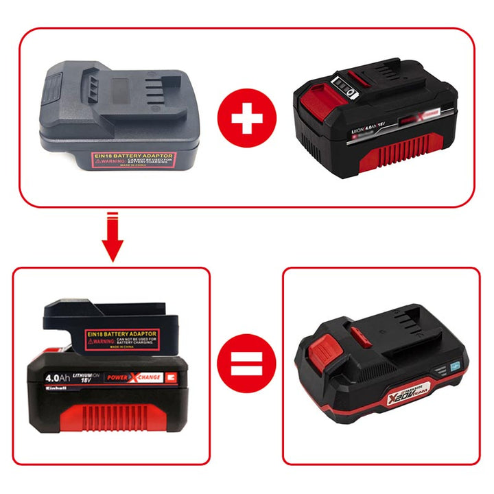 Einhell 18V to Parkside 20V Battery Adapter | Powuse