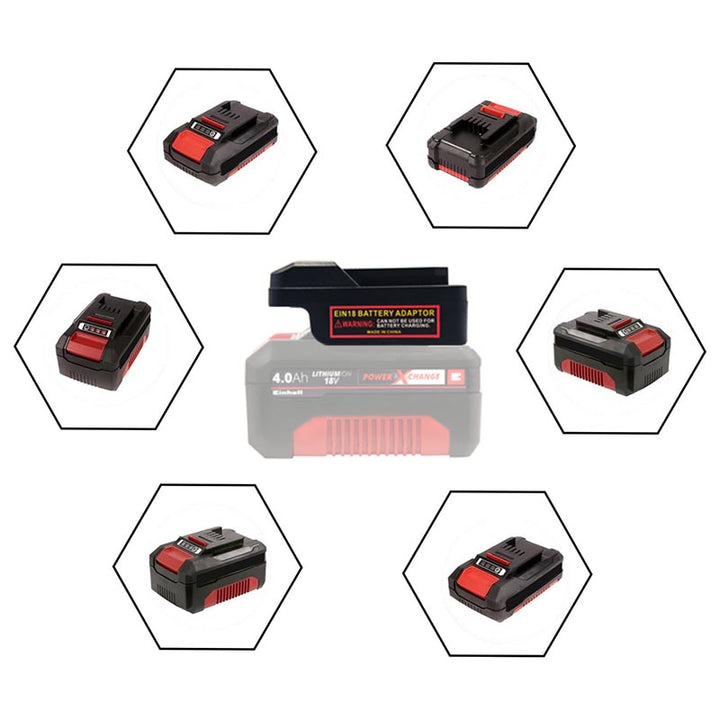 Einhell 18V to Parkside 20V Battery Adapter | Powuse