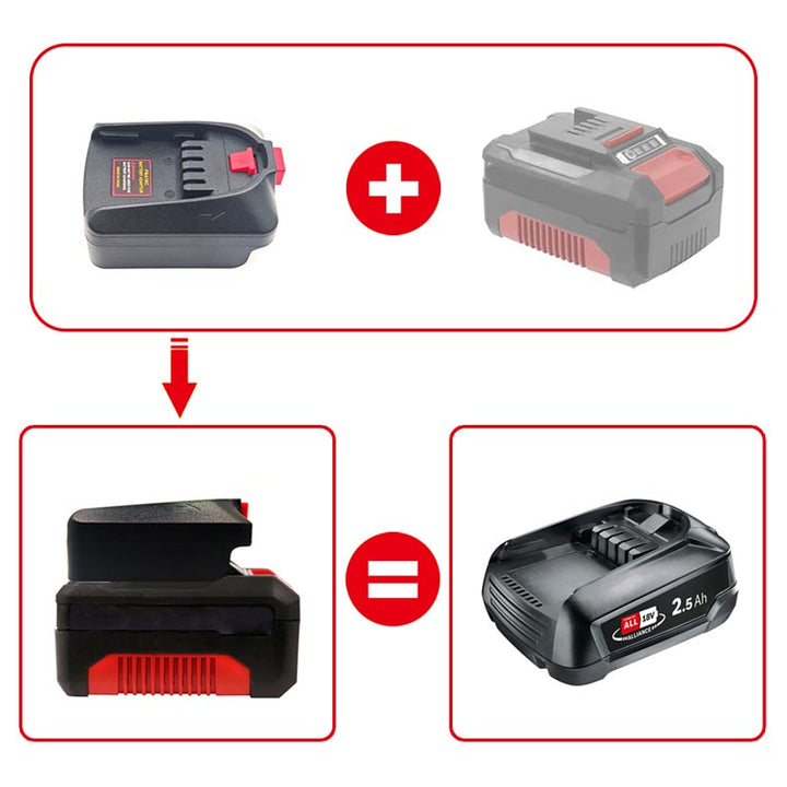 Einhell 18V to Bosch PBA 18V Battery Adapter | Powuse