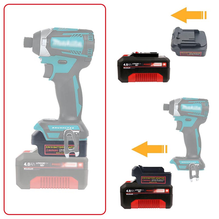 Einhell 18V to Makita 18V Battery Adapter | Powuse