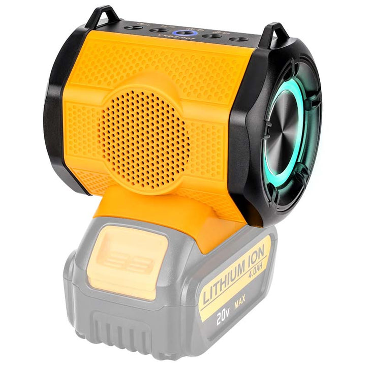 HIFI Portable Bluetooth Speaker Powerd by Dewalt XR 20V Battery | Powuse