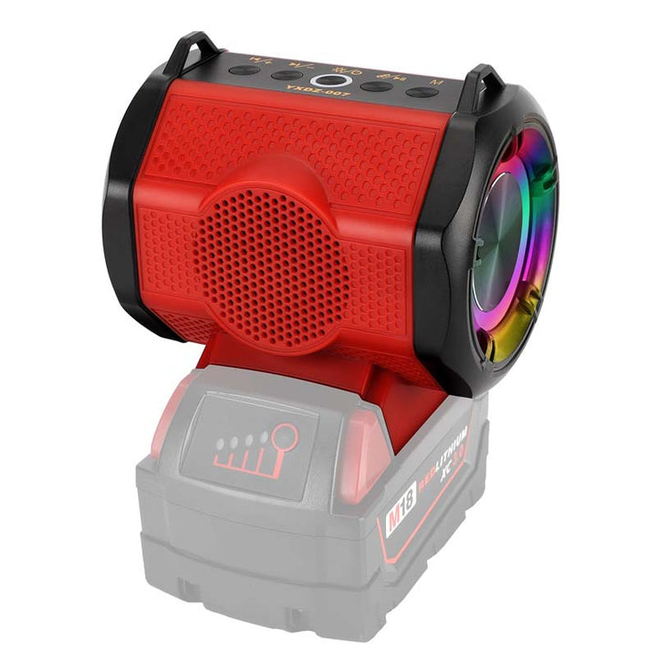 HIFI Portable Bluetooth Speaker Powerd by Milwaukee M18 18V Battery | Powuse