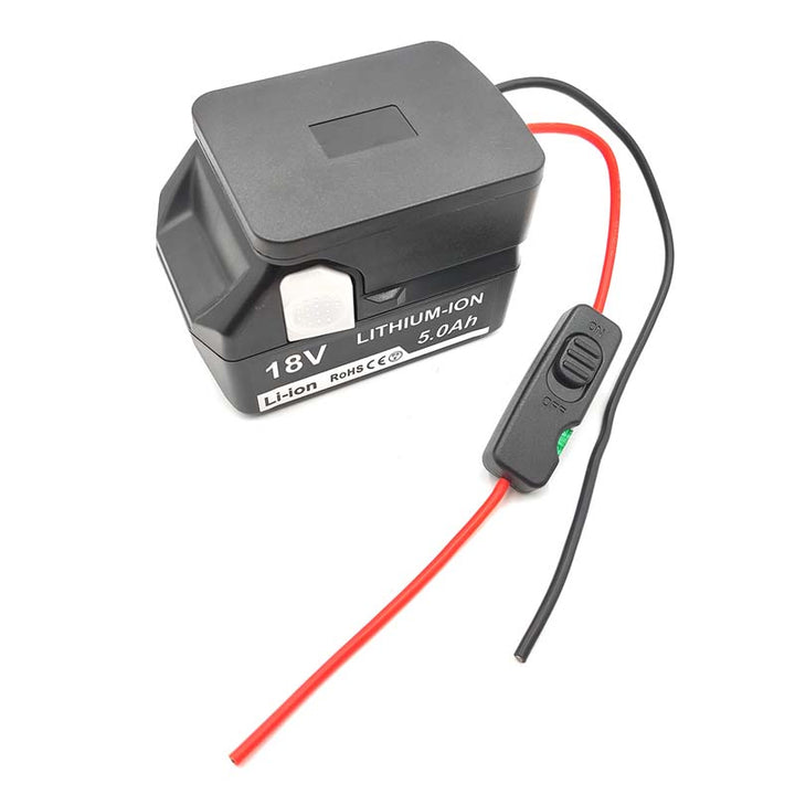 Hitachi/Hikoki/Metabo HPT 18V Battery Power Wheels Adapter with Switch | Powuse