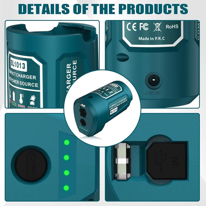 Makita 12V Heated Jacket Power Source Charger Adapter | Powuse