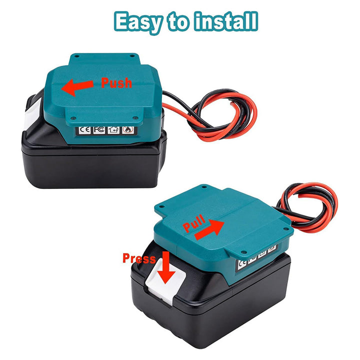 peg perego drill battery adapter Makita 18V Battery Power Wheel Adapter for Peg-Perego 12V Ride-on Toys