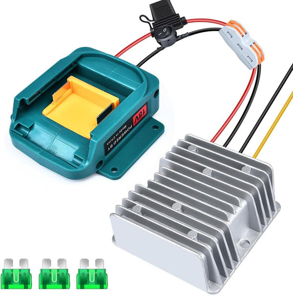 Makita 18V to 12V Step-Down Converter DC 12V 15A 180W | Powuse