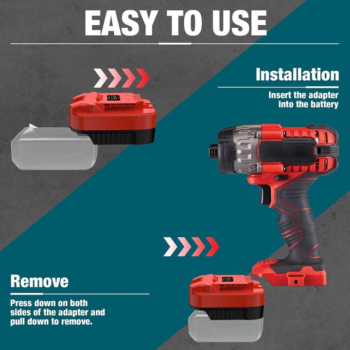 Makita 18V to Bauer 20V Battery Adapter | Powuse