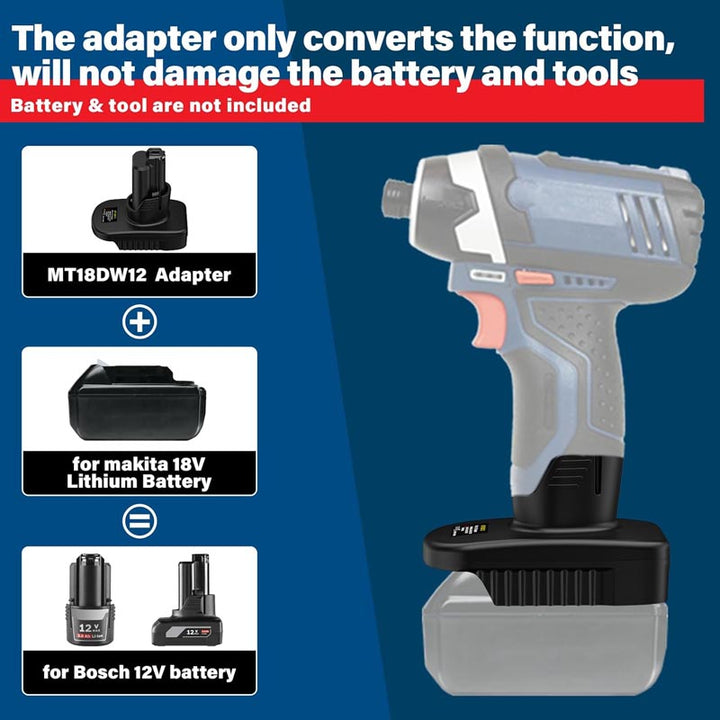 Makita 18V to Bosch 12V Battery Adapter | Powuse