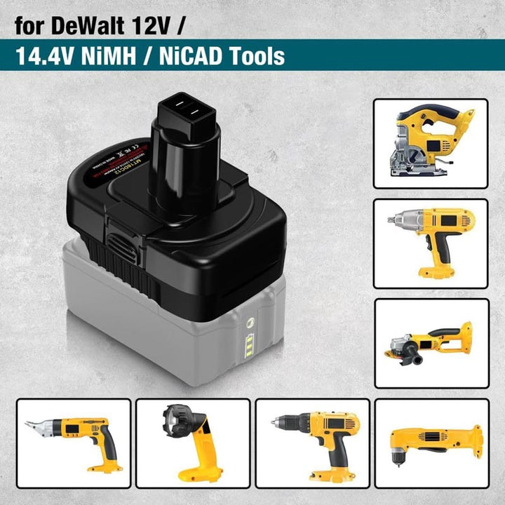 Makita 18V to DeWalt 12V-14.4V Ni-MH Battery Adapter | Powuse