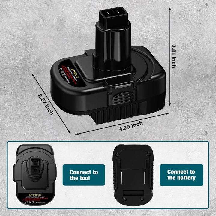 Makita 18V to DeWalt 12V-14.4V Ni-MH Battery Adapter | Powuse