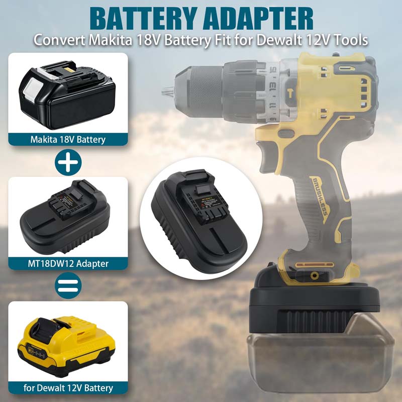 AEG Battery Adapter (Bundle) to DeWalt and Makita – Power Tools Adapters