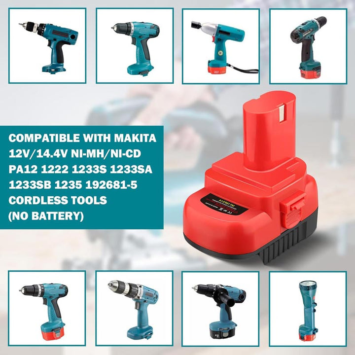 Makita 18V to Makita 12V-14.4V Ni-MH Battery Adapter | Powuse