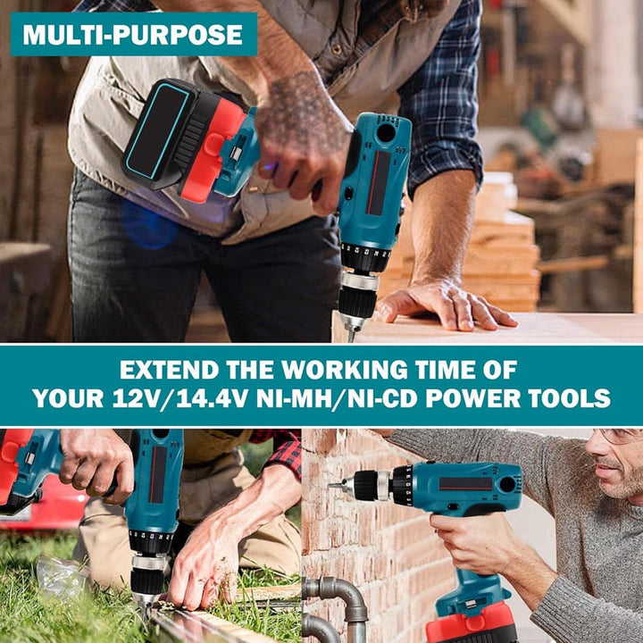 Makita 18V to Makita 12V-14.4V Ni-MH Battery Adapter | Powuse