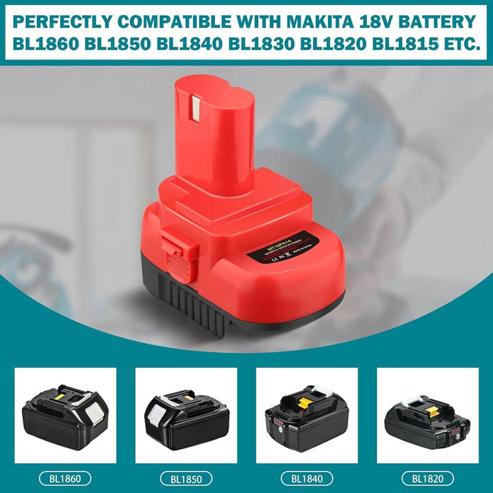 Makita 18V to Makita 12V-14.4V Ni-MH Battery Adapter | Powuse
