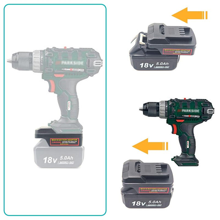 Makita 18V to Parkside 20V Battery Adapter | Powuse