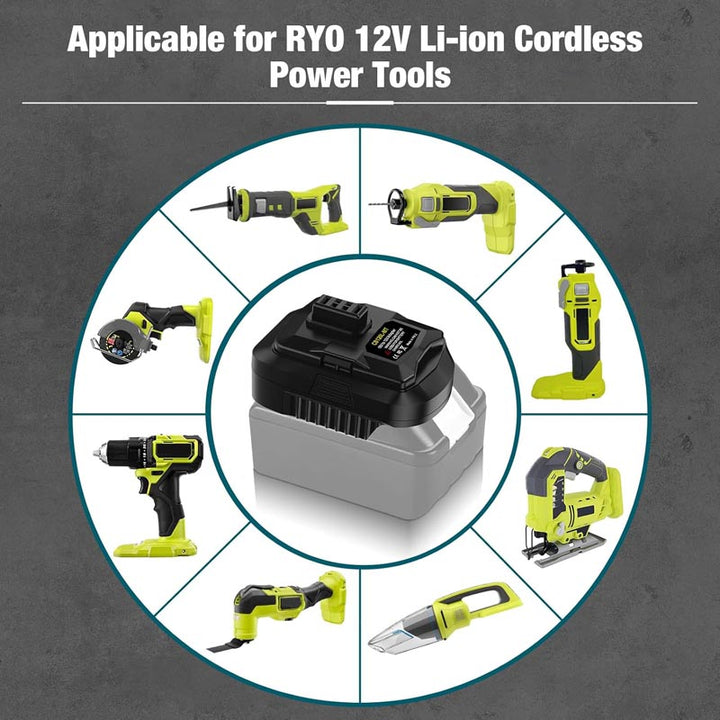 Makita 18V to Ryobi 12V Battery Adapter | Powuse