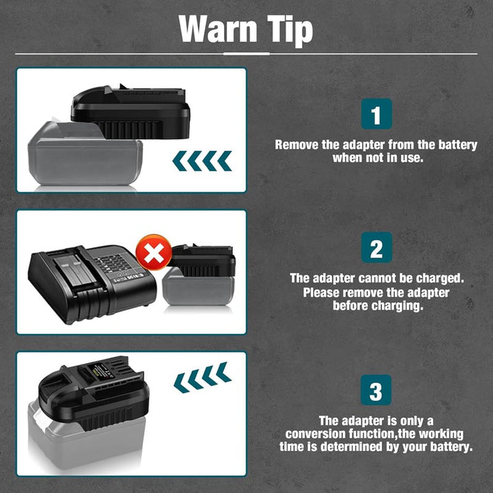 Makita 18V to SKIL 20V Battery Adapter | Powuse