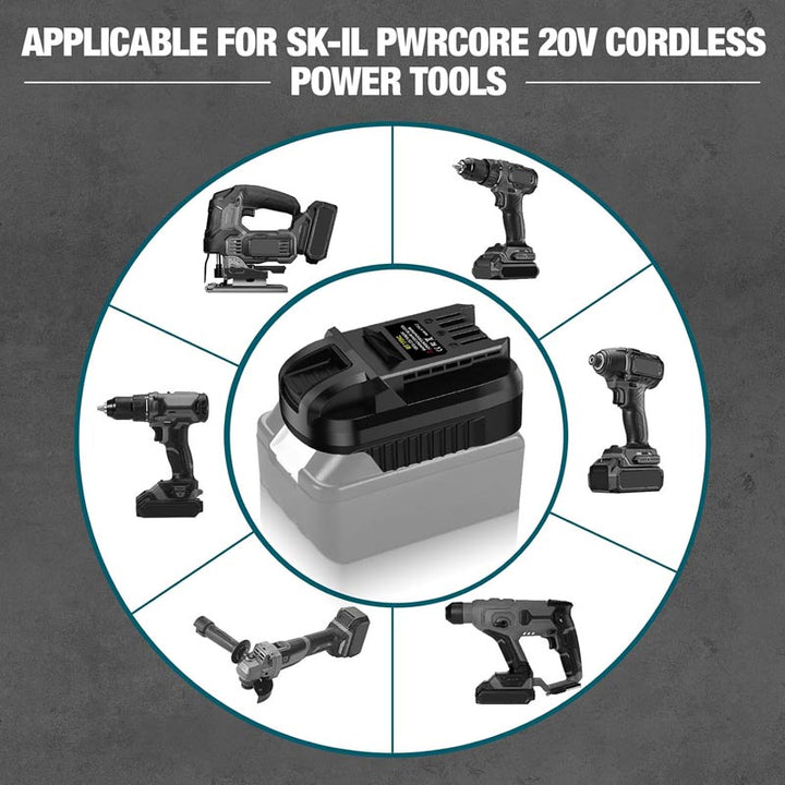 Makita 18V to SKIL 20V Battery Adapter | Powuse