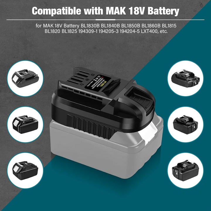 Makita 18V to SKIL 20V Battery Adapter | Powuse