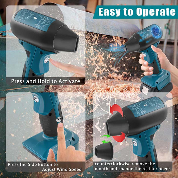 Makita LXT 18V Battery Powered Air Duster Mini Jet Fan Leaf Blower | Powuse